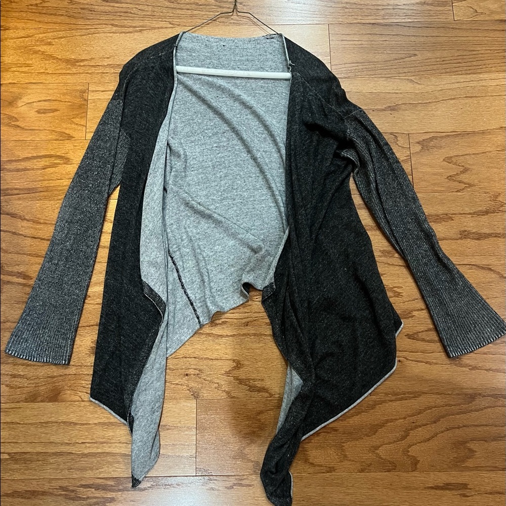 Womens gray cardigan